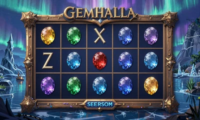 Gemhalla Slot nordische Mythologie mit Edelsteinen bei Dragonia Casino