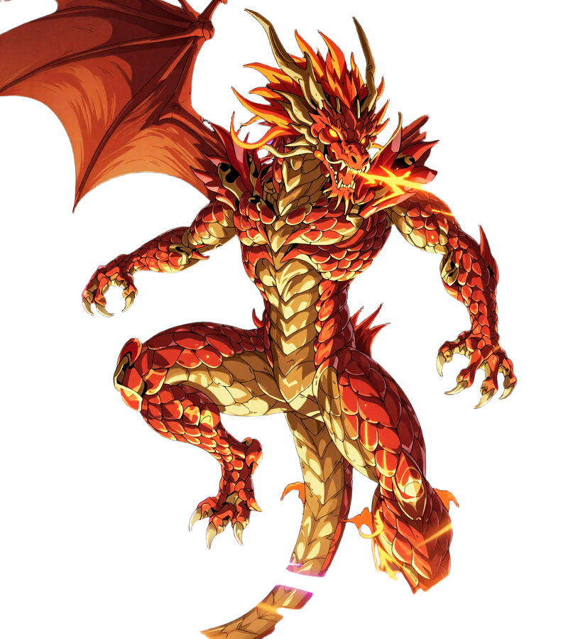 Dragonia Casino Anime-Drache Maskottchen im dynamischen Flug mit Feueratem