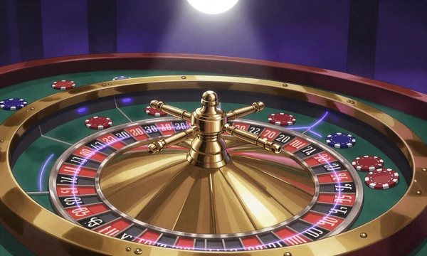 Dragonia Live Roulette Tisch mit leuchtendem Kessel und Neon-Energieeffekten